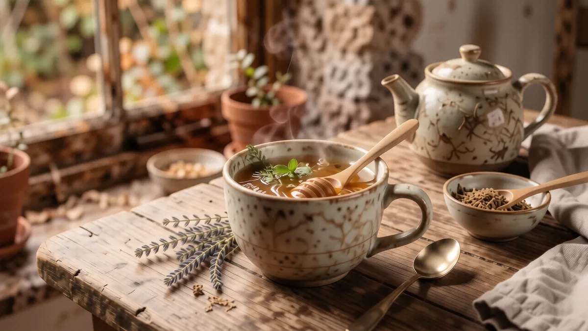 Вкусный ароматный чай из трав