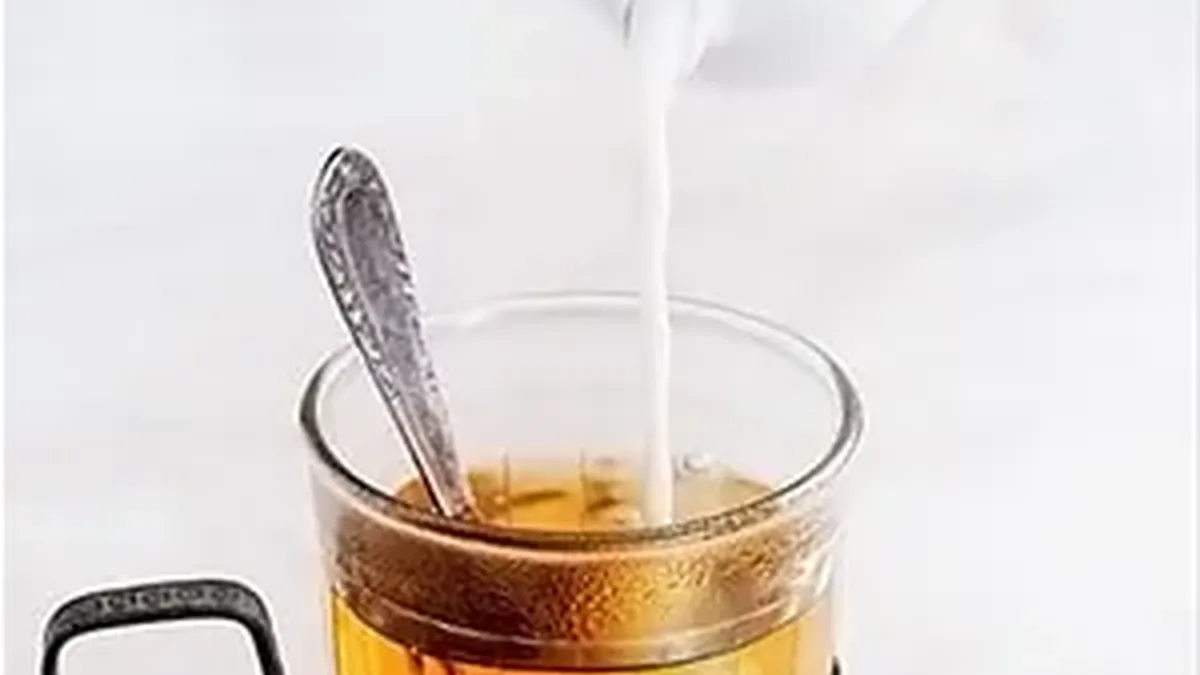 Чёрный чай с молоком для похудения